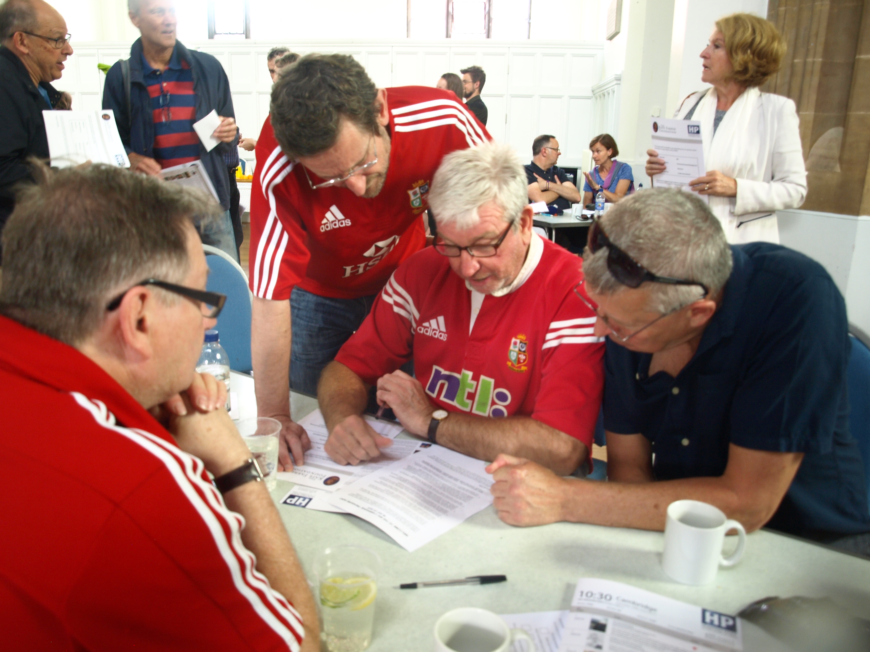 Team huddle - time for a strategy